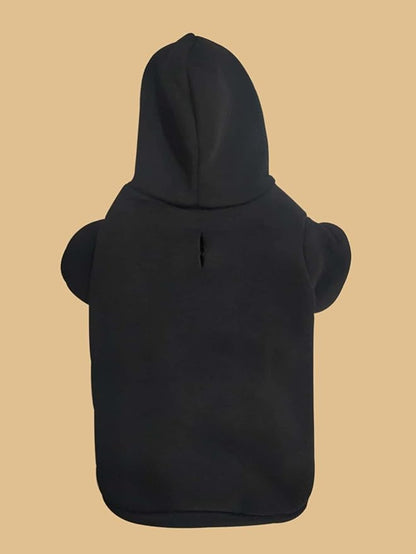 QWINEE Basic Dog Hoodie Sweatshirt Puppy Sweater Warm Cat Costumes Pet Clothes - Image 3