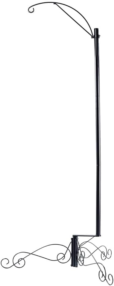 HOHIYA 61″ Heavy Duty Shepherd Hook Bird Feeder and Cage Stand by HOHIYA