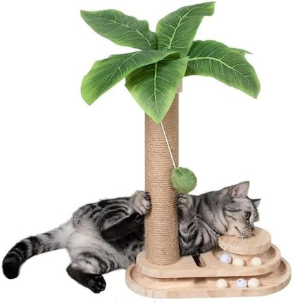 Meowoou Cat Scratching Post Cat Scratcher Interactive Toy by Meowoou
