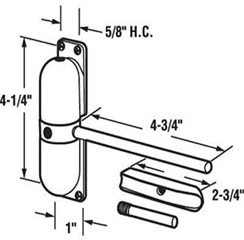 Door Closer Automatic Safety Spring Door Closer – Easy to Install to Convert - Image 4