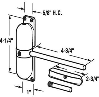 Door Closer Automatic Safety Spring Door Closer – Easy to Install to Convert - Image 4
