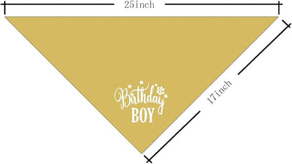 Birthday Boy Dog Bandanas, Dog Birthday Bandana, Birthday Bandana - Image 2