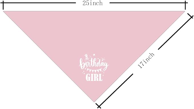 Birthday Girl Dog Bandana - Image 4