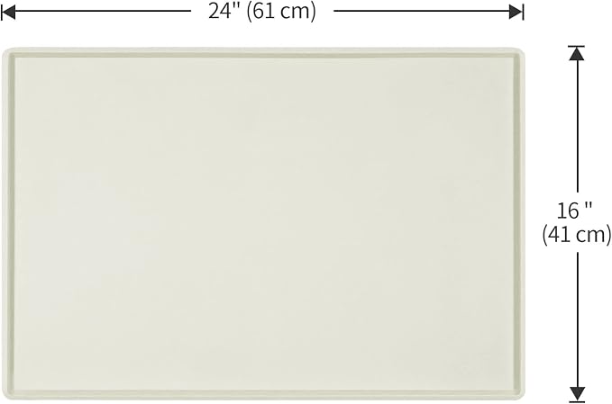 Dog Food Mat, Silicone Waterproof Food Tray, Non Slip Pet Bowl Mats Placemat - Image 5