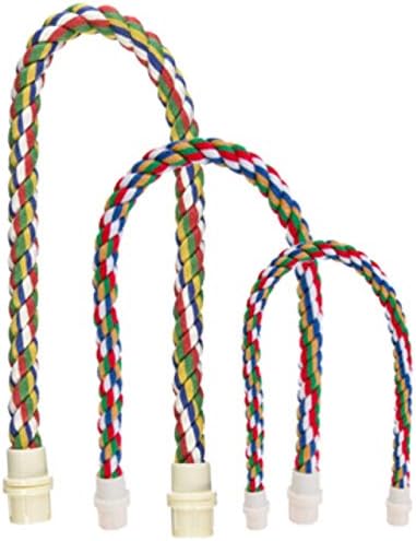 JW Pet Comfy Perch For Birds Flexible Multi-color Rope, Medium - Image 5