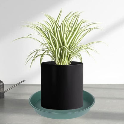 6 Pack Plant Saucer Tray Green, 4 6 8 10 12 13 15 17 19 inch Pot Saucers - Image 3