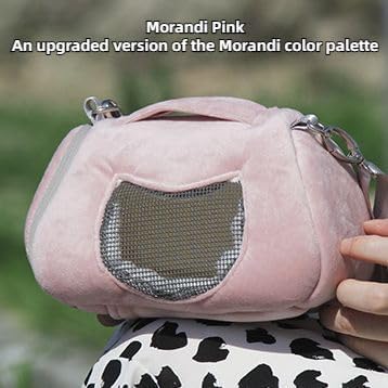 Small Pet Carrier Bag with Adjustable Shoulder Strap Hamster Travel Cage - Image 4