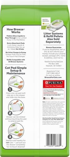Purina Tidy Cats Cat Litter Breeze Pads Refill Pack Multi Cat Litter Pads - Image 3