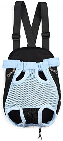 Pet Dog Puppy Cat Carrier Five Holes Backpack Double Shoulder Straps Mesh Front - Image 2