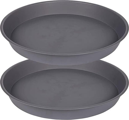 2 Pack of 16 17 inch Plant Saucer, 2.3" Depth, Plant Trays by Bleuhome