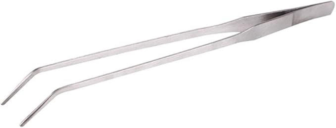 FEITA Extra Long 15 Inch Tweezer Stainless Steel Curved Tip - Image 4