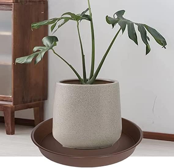 6 Pack of 10 inch Plant Saucer, Heavy Duty Plastic Plant Saucer 10 inch Round - Image 3