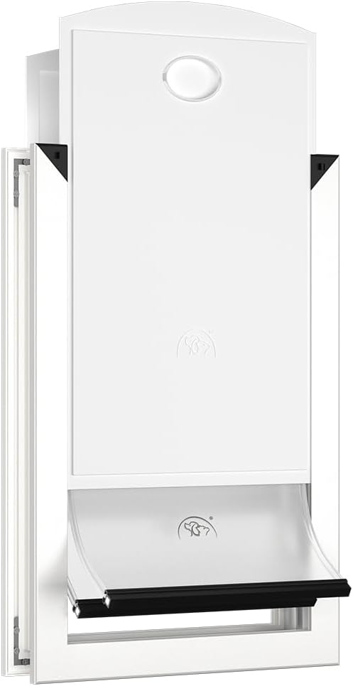 Aluminum XL Dog Door with 2 Sliding Lock Panels, Doggy Door by FreedomforyourPet