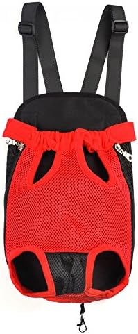 Pet Dog Puppy Cat Carrier Five Holes Backpack Double Shoulder Straps Mesh Front - Image 2