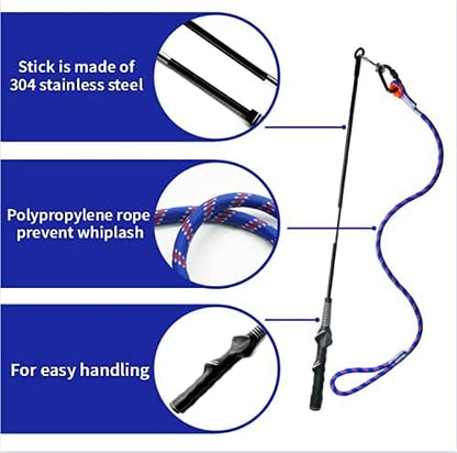Flirt Pole for Dogs-Interactive Lures Durability Rope, Chase and Tug of war - Image 4