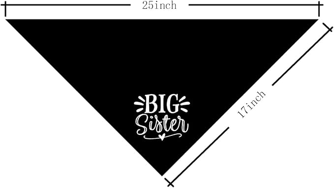 Big Sister Bandana for Dog, Pet Pregnancy Announcement, Big Sister Dogs Shirt - Image 4