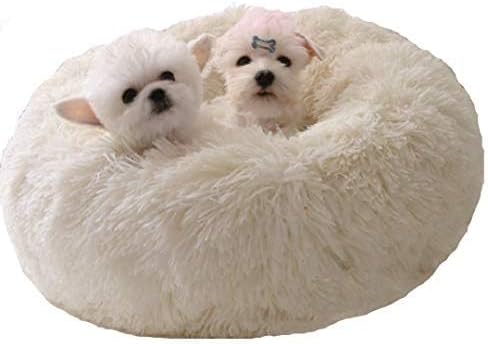 BODISEINT Modern Soft Plush Round Pet Bed - Image 2