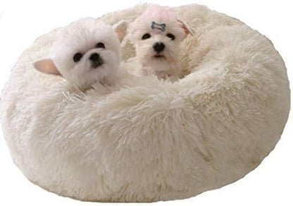 BODISEINT Modern Soft Plush Round Pet Bed - Image 2