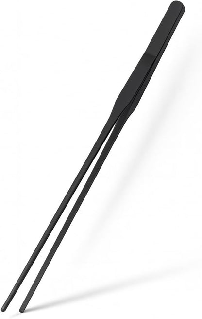 Mandala Crafts 15 Inches Black Stainless Steel Straight Aquarium Tweezers by MandalaCrafts