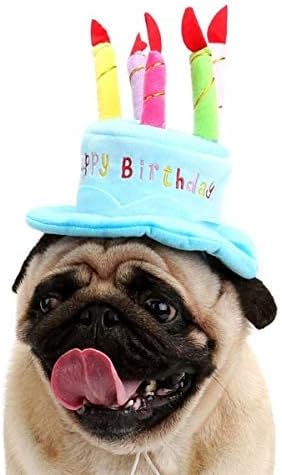 Cute Adorable Dog Cat Birthday Cake Hat Pet Cap Headwear Hat - Image 4