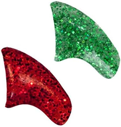 Glitter Christmas Combo Soft Nail Caps Cats Claws 40pk Medium Size by Purrdy+Paws