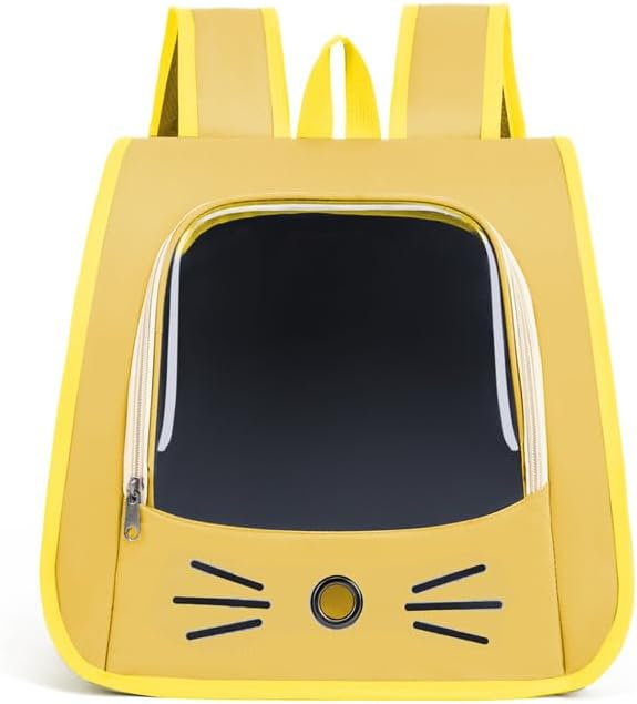 Pet Backpack Carrier, Traveler Breathable Transparent Carrier by Unknown