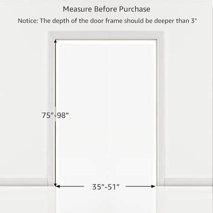 unipaws 75" High Extra Tall Cat Gate, Auto Closing and No Drilling Safety Gate - Image 7