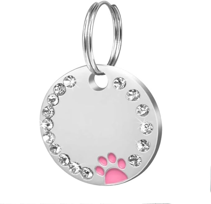 Personalized Dog/Cat Cute Paw Pet ID Tag by COOLLIANT