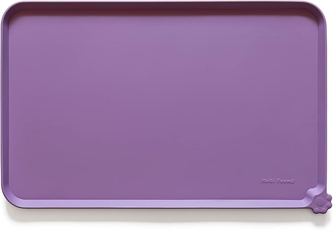 Hoki Found Large High-Sided Silicone Pet Food Tray by Hoki+Found