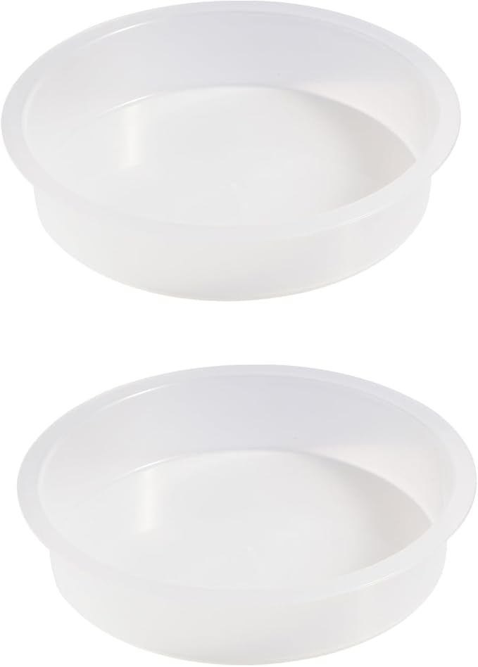 2pcs Plastic Round Bird Feeders Bowls, Wild Birds Seed Feeder Tray Bird Bath by Unknown