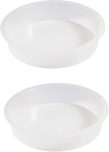 2pcs Plastic Round Bird Feeders Bowls, Wild Birds Seed Feeder Tray Bird Bath by Unknown