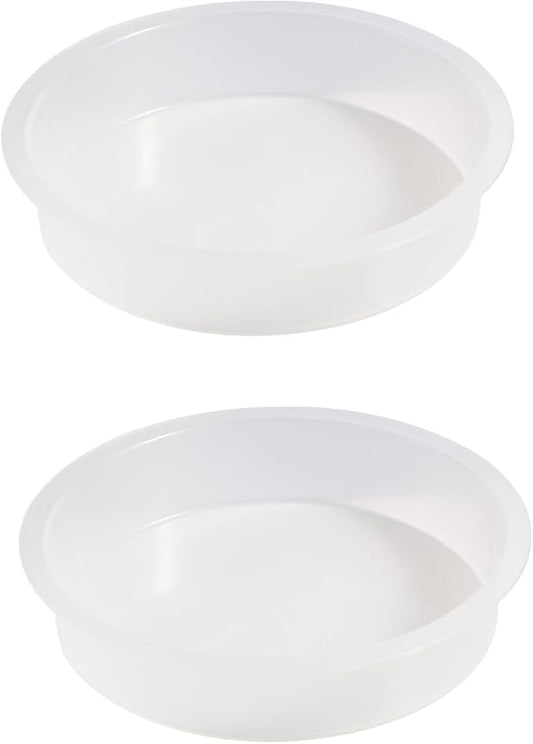 2pcs Plastic Round Bird Feeders Bowls, Wild Birds Seed Feeder Tray Bird Bath by Unknown