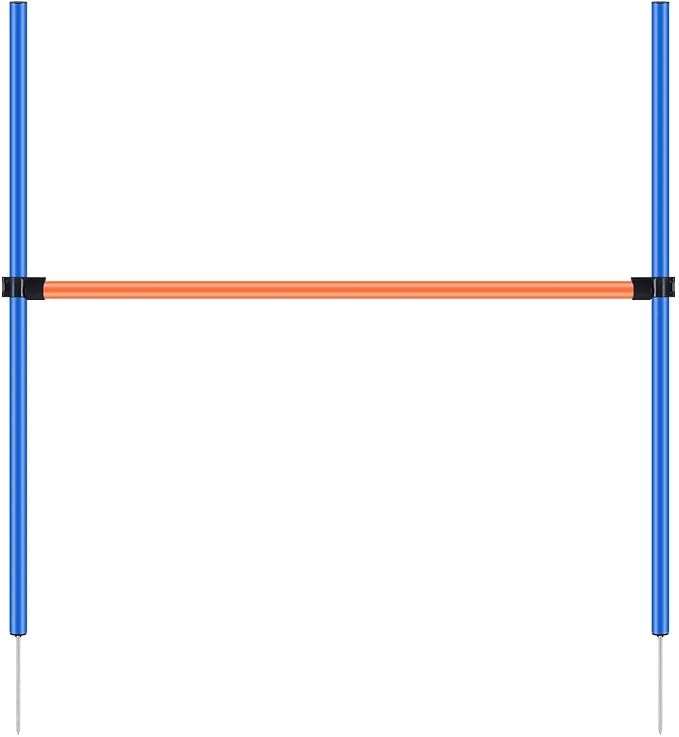 PAWISE Dog Agility Training Equipment, Pet Training Hurdles & Weave Poles Set - Image 6