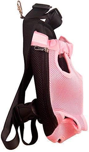 Dog Carrier Pink Legs Out Front Pet Carrier Backpack Comfortable Puppy Bag - Image 7