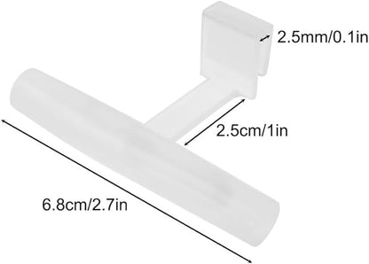 2PCS Bird Perch Stands, Acrylic Parrot Feeder Playstand Window Bird Feeder - Image 3