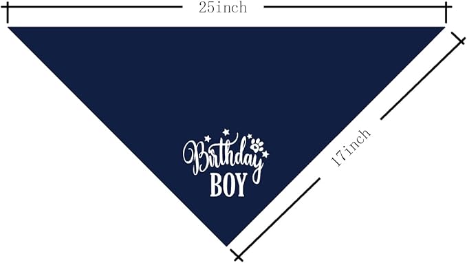 Happy Birthday Dog Bandana, Dog Bandana - Image 2