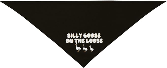 Silly Goose on The Loose Triangle Dog Bandana, Summer Bandana Funny Triangle - Image 9
