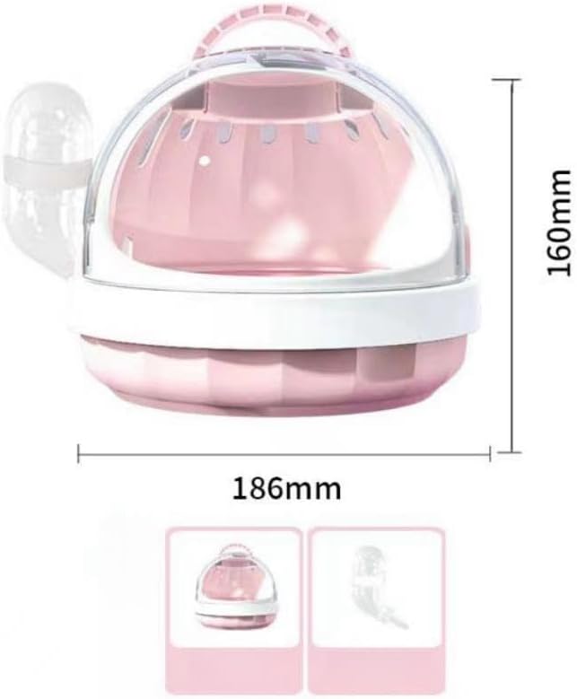 Guinea Pig Carrier Cage with Water Bottle, Portable Hamster Travel Carrier - Image 5