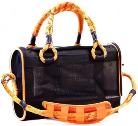 Buddy's Best Airline Approved Pet Carrier – Black & Orange Heavy Duty, Fits - Image 8