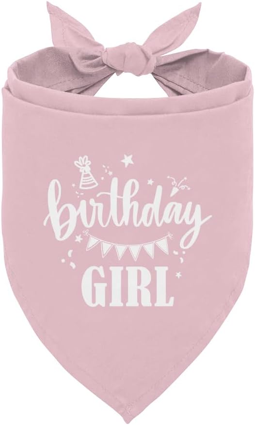 Birthday Girl Dog Bandana by ZPPRJF