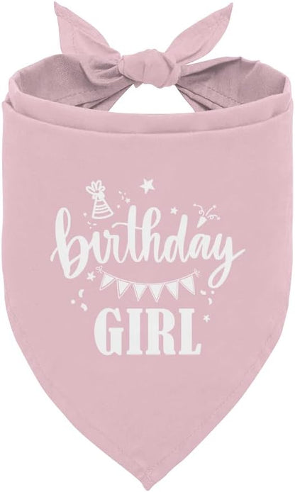Birthday Girl Dog Bandana by ZPPRJF