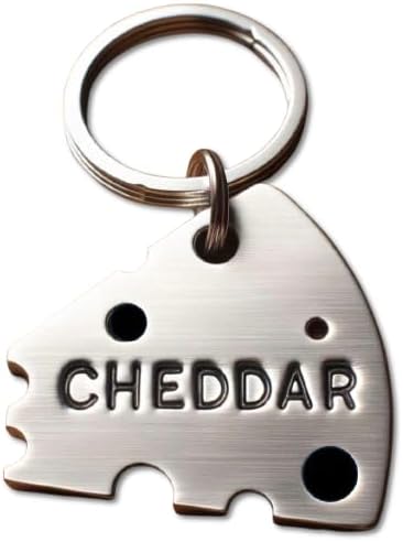 Personalized Cheese Pet ID Dog Tag by HandTrades