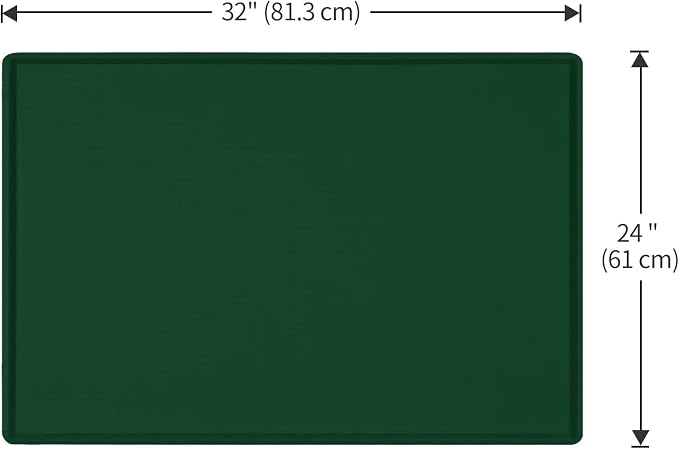 Dog Food Mat, Silicone Waterproof Food Tray, Non Slip Pet Bowl Mats Placemat - Image 5