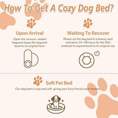 JOLLYVOGUE Calming Dog Bed Large Size Dog, Anti-Anxiety Donut Large Pet Bed - Image 8