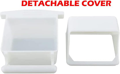Mcage Lot of 4 Clear Transparent Bird Cage Birds Feeding & Watering Feeder Cups - Image 4