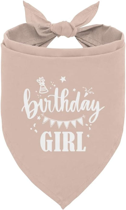 Birthday Girl Dog Bandana by ZPPRJF