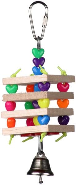 Super Bird Creations SB680 Balsa Stack Bird Toy, Small Bird Size, 6.5" x 2" - Image 2