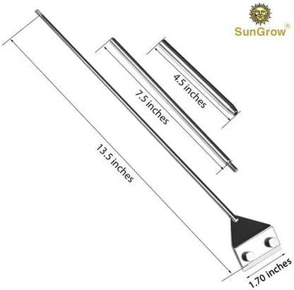 SunGrow Aquarium Glass Cleaner, Long Handheld Tool Cuts Cleaning Time to Half - Image 7
