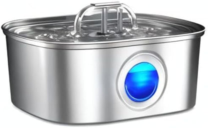 Cat Water Fountain Stainless Steel: 108oz/3.2L Automatic Pet Water Fountain Dog - Image 7