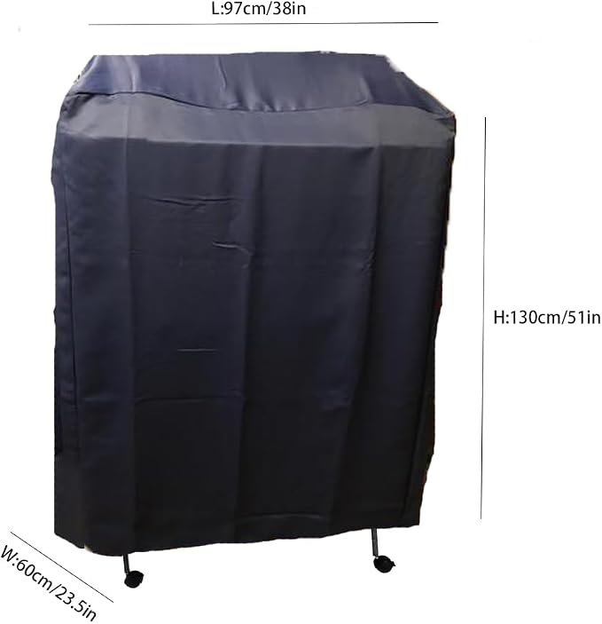J&C Black 420D Heavy Duty Bird Cage Cover Blackout Sun Light - Image 4